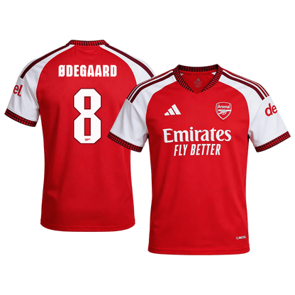 ØDEGAARD #8 Arsenal Domicile Maillot 2026/27 Rouge - UCL