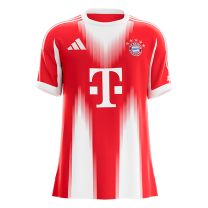 Munich Domicile Maillot 2025/26 Rouge - Super Grande Taille