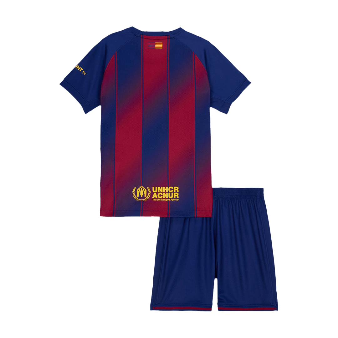 Barcelona Thuisshirt Tenue 2025/26 Kinderen