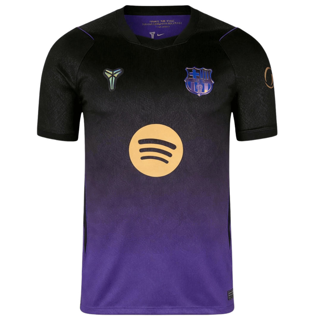 F. DE JONG #21 Barcelone Extérieur Maillot 2026/27 Black/Purple Joueur - UCL