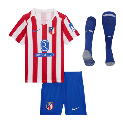 Atlético Thuisshirt Kit 2025/26 Junior Rood&Wit
