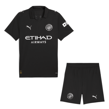 Manchester City Uit Thuisshirt 2025/26 Zwart