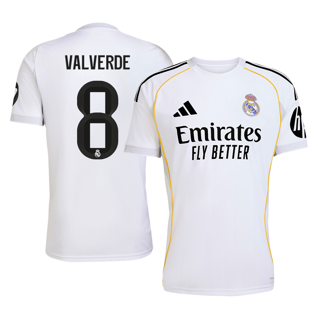 VALVERDE #8 Real Madrid Domicile Maillot 2025/26