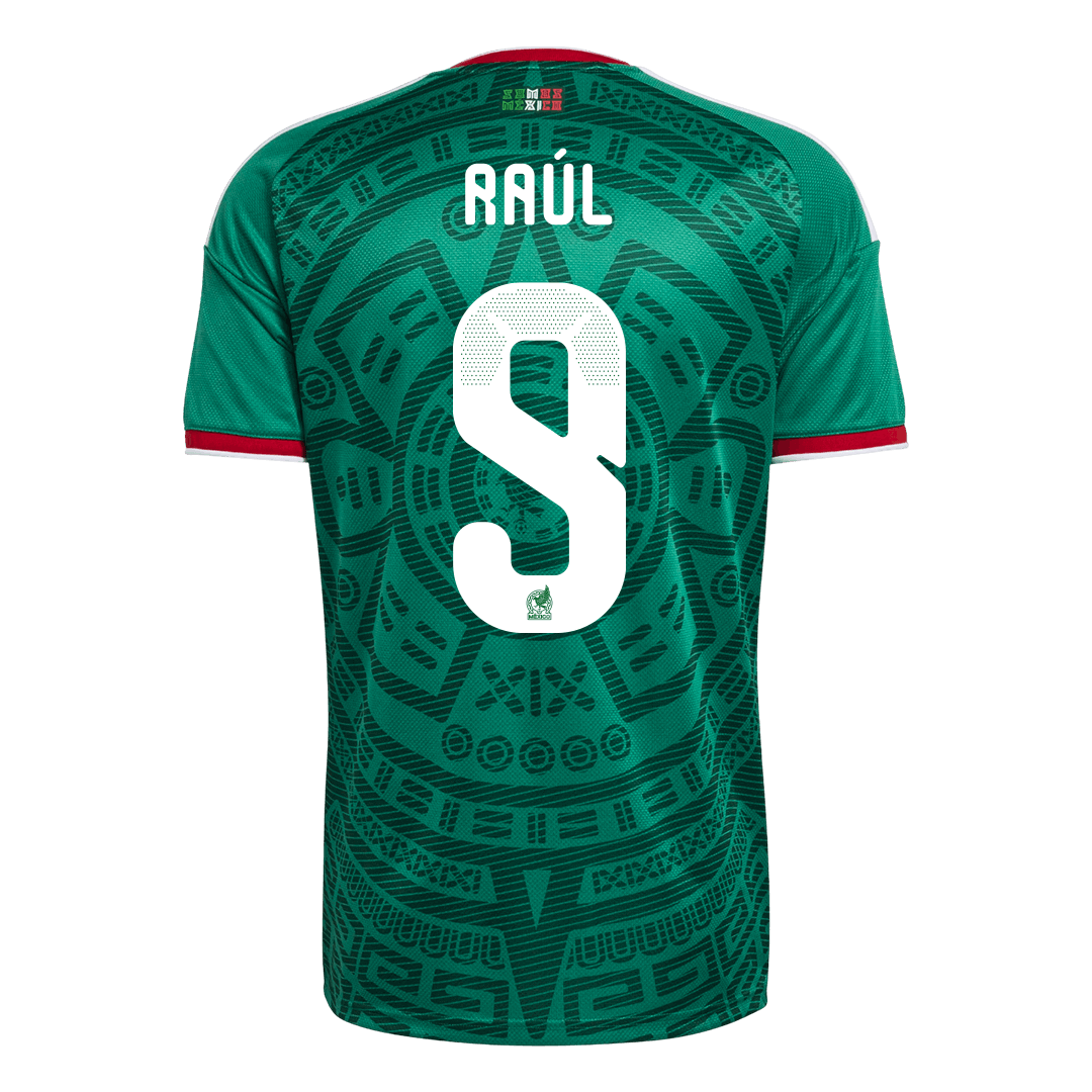 Raúl #9 Mexico Thuisshirt - Wereldkampioenschap 2026 Groen