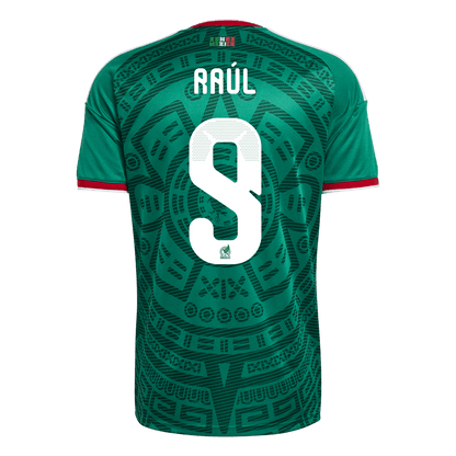 Raúl #9 Mexico Thuisshirt - Wereldkampioenschap 2026 Groen