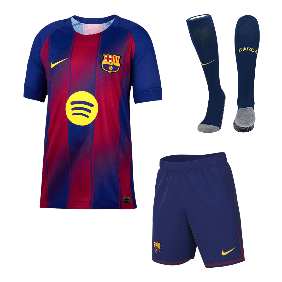 Barcelona Thuisshirt Tenue 2025/26 Rood en Blauw