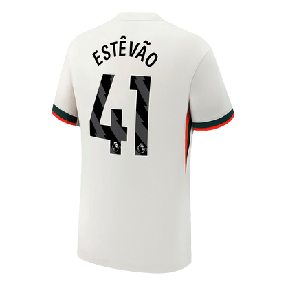 ESTÊVÃO #41 Chelsea Uitshirt 2025/26 Wit