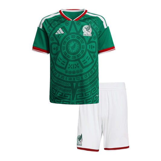 Mexique Domicile Maillot Kit 2025/26 Enfant Vert