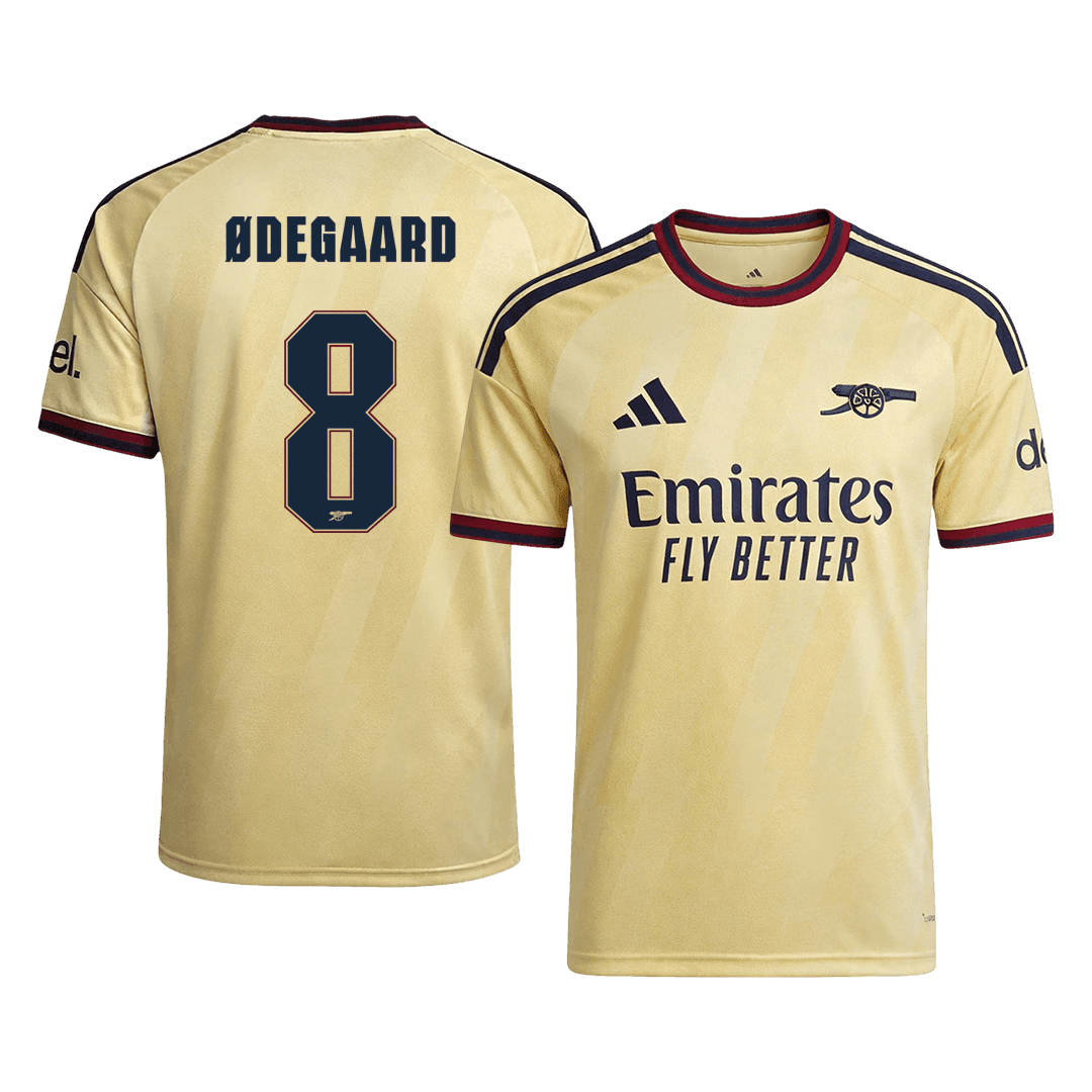 ØDEGAARD #8 Arsenal Third Maillot 2026/27 Jaune Joueur - UCL
