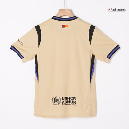 KOUNDE #23 Barcelona Uitshirt 2025/26 Geel - UCL