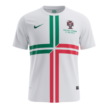 Retro Portugal Uitshirt 2012 Wit