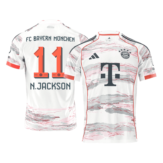 N.JACKSON #11 München Uitshirt 2025/26 Wit