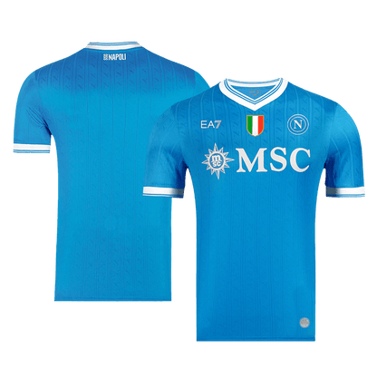 Napels Thuisshirt 2025/26 Blauw Authentiek