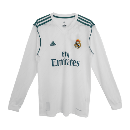 Retro Real Madrid Domicile Maillot Manches Longues 2017/18