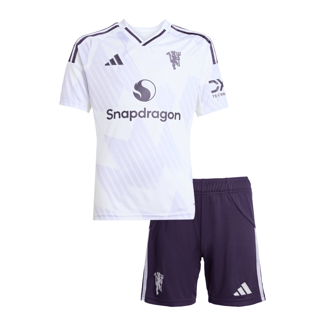 Manchester United Uitshirt Kit 2025/26 Kinderen