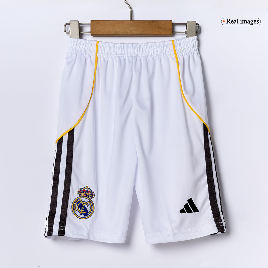 Real Madrid Domicile Maillot Kit 2025/26 Junior Blanc