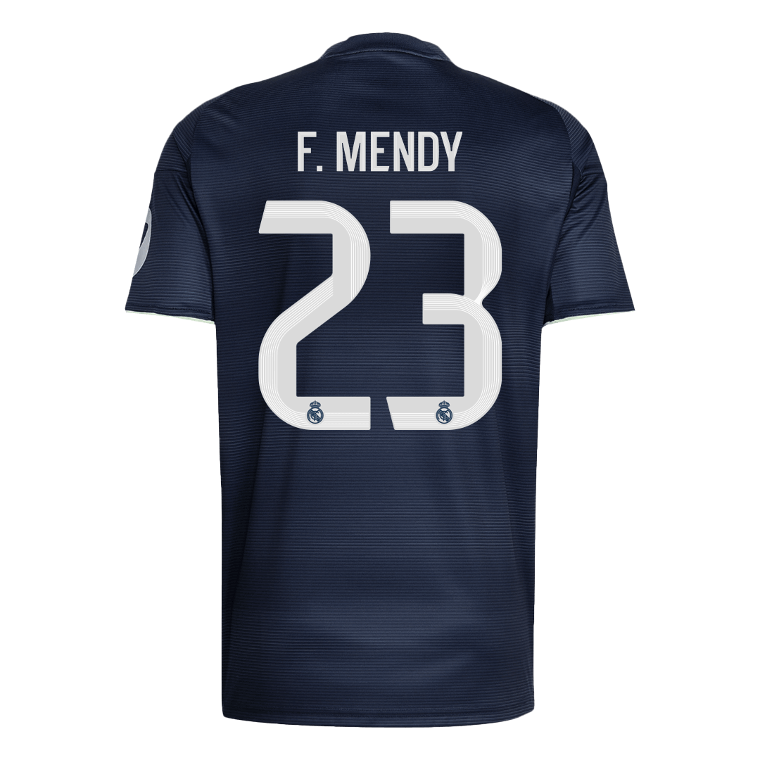 F.MENDY #23 Real Madrid Uit Thuisshirt 2025/26 Marineblauw