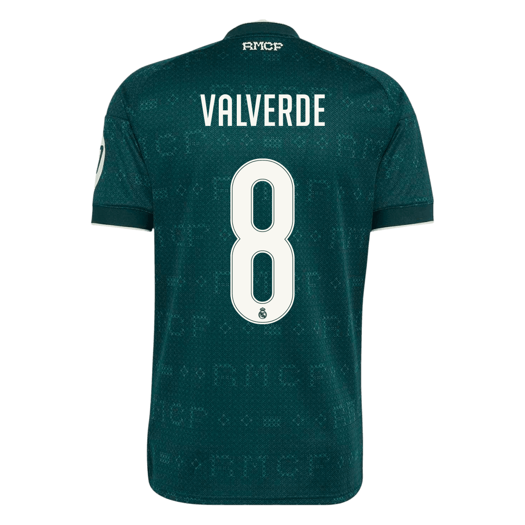 VALVERDE #8 Real Madrid Extérieur Maillot 2026/27 Vert