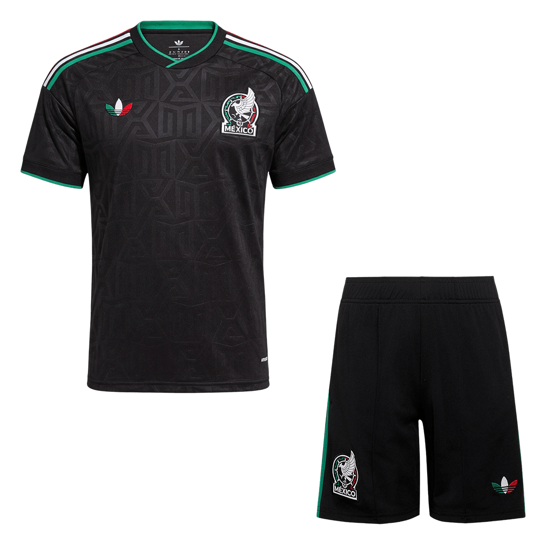 Mexico Derde Thuisshirt Kit - WK 2026 Zwart