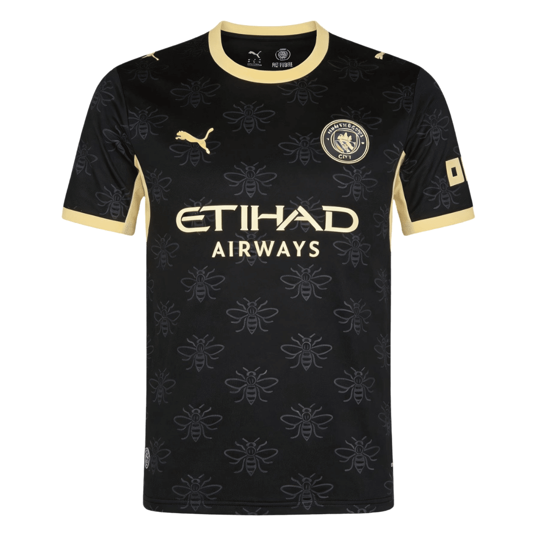 CHERKI #10 Manchester City Extérieur Maillot 2026/27 Noir - UCL