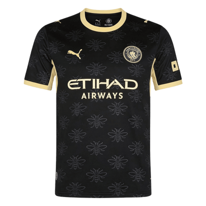 CHERKI #10 Manchester City Extérieur Maillot 2026/27 Noir - UCL