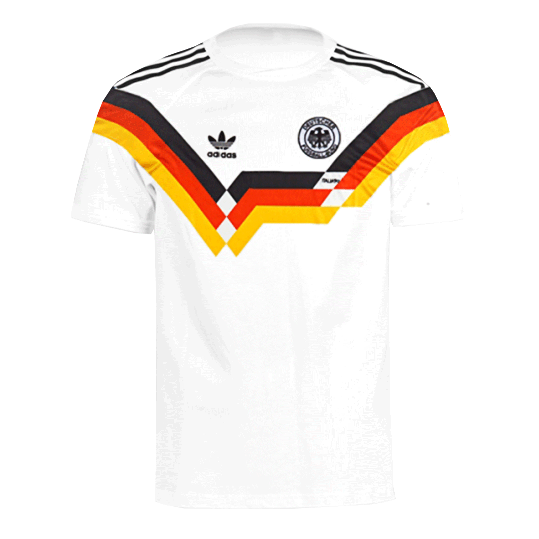 Retro Duitsland Thuisshirt 1990