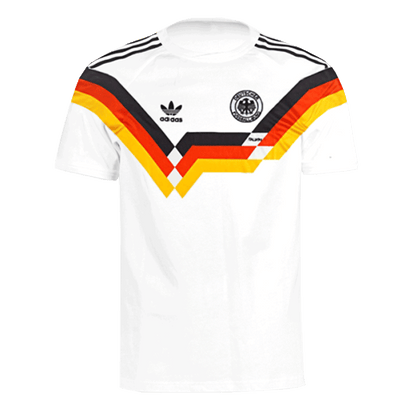 Retro Duitsland Thuisshirt 1990
