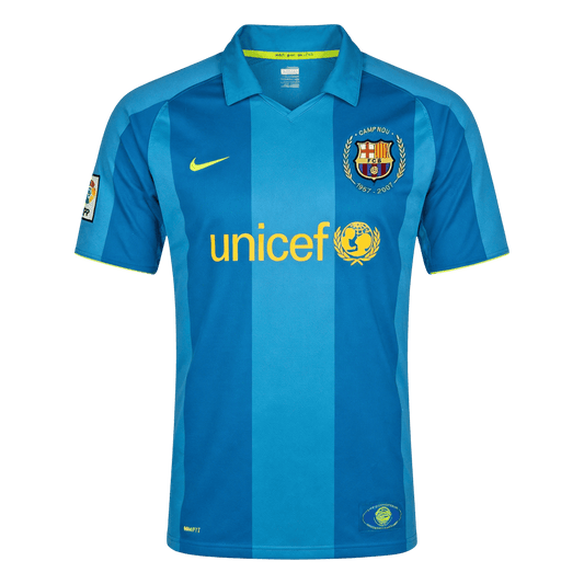 Vente Flash Retro Barcelone Extérieur Maillot 2007/08 Bleu