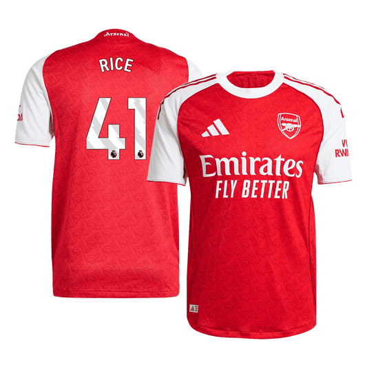RICE #41 Arsenal Domicile Maillot 2025/26 Authentique