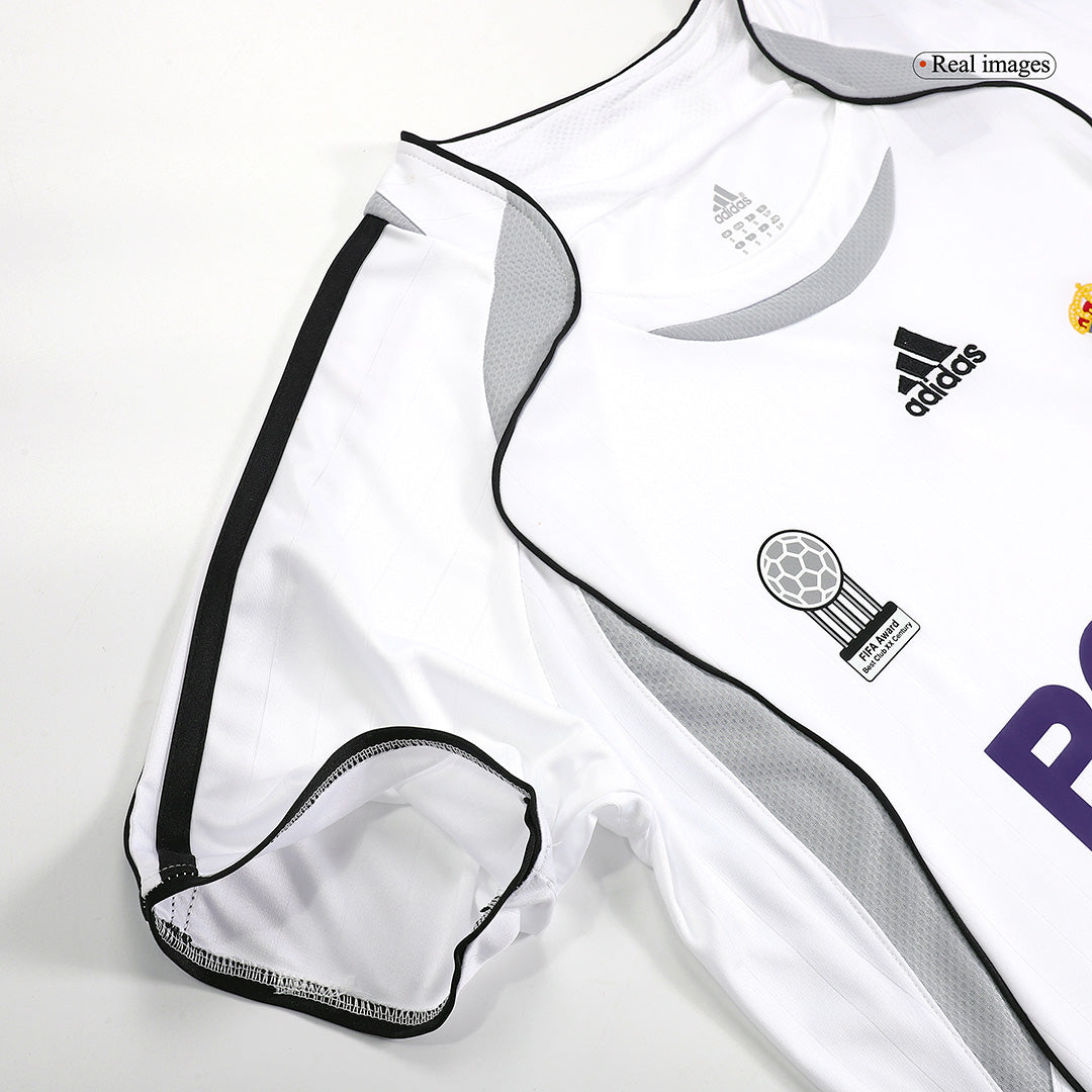 SERGIO RAMOS #4 Retro Real Madrid Domicile Maillot 2006/07