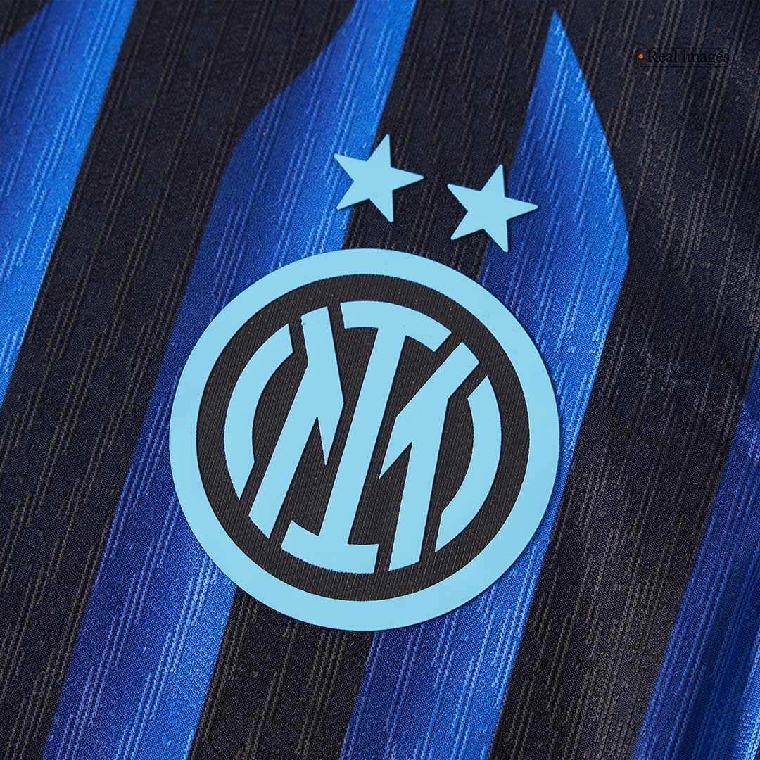 THURAM #9 Inter Milan Thuisshirt 2025/26 Blauw&Zwart Authentiek