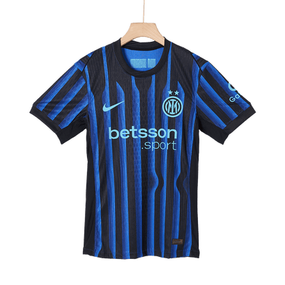 THURAM #9 Inter Milan Thuisshirt 2025/26 Blauw&Zwart Authentiek