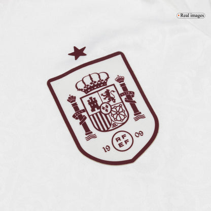 Espagne Extérieur Maillot Kit 2026 Junior Blanc