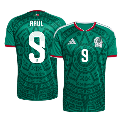 Raúl #9 Mexico Thuisshirt - Wereldkampioenschap 2026 Groen