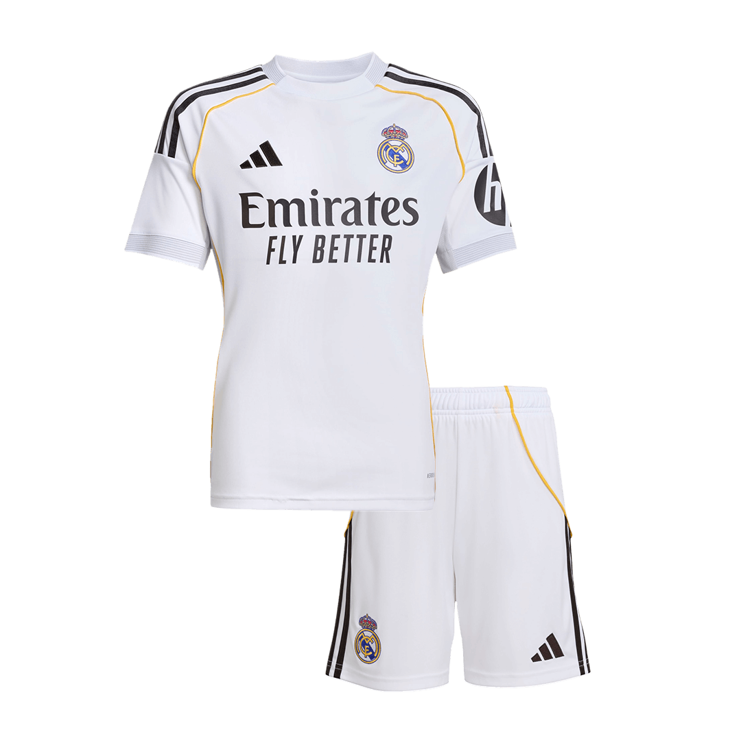 Real Madrid Thuistenue Kit 2025/26 Kinderen