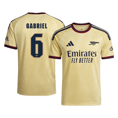 GABRIEL #6 Arsenal Third Maillot 2026/27 Jaune Joueur - UCL