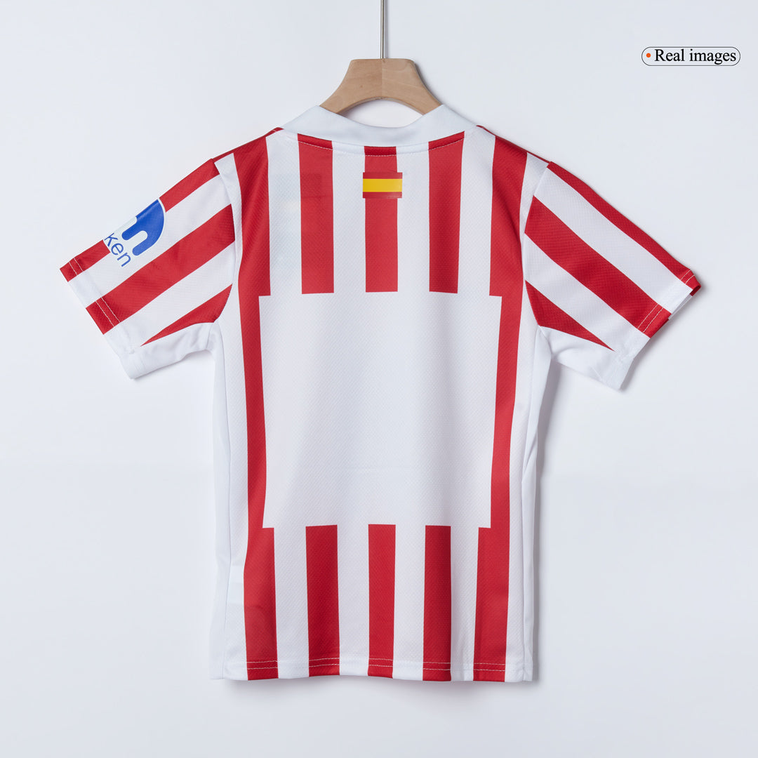 Atlético Thuisshirt Kit 2025/26 Junior Rood&Wit