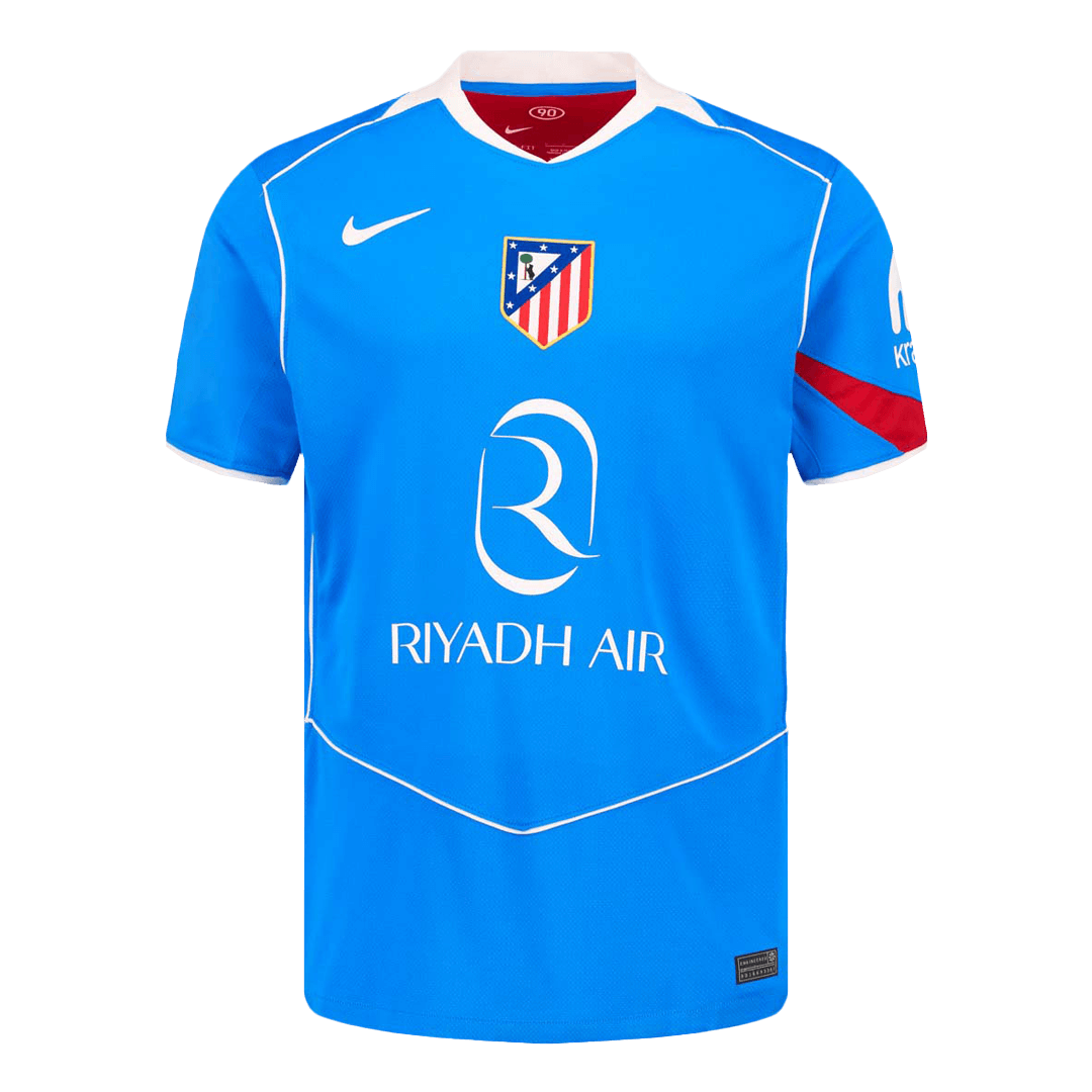 Atlético Third Maillot 2025/26 Bleu Grande Taille
