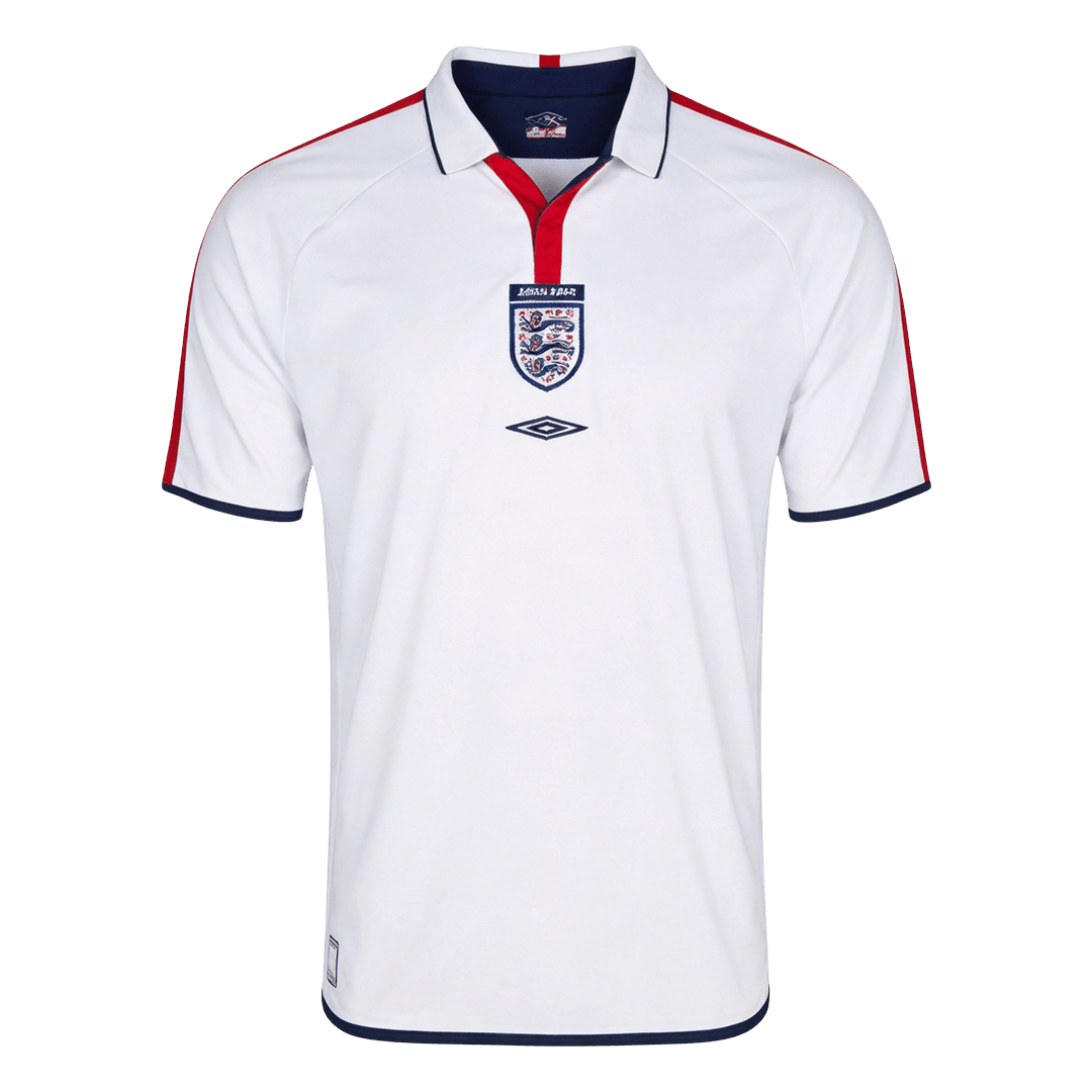 Retro Engeland Thuisshirt 2004 Wit