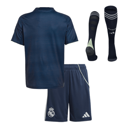 Real Madrid Extérieur Maillot Kit 2025/26 Junior Bleu marine