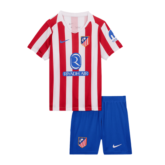 Atlético Domicile Maillot Kit 2025/26 Enfant Red&White