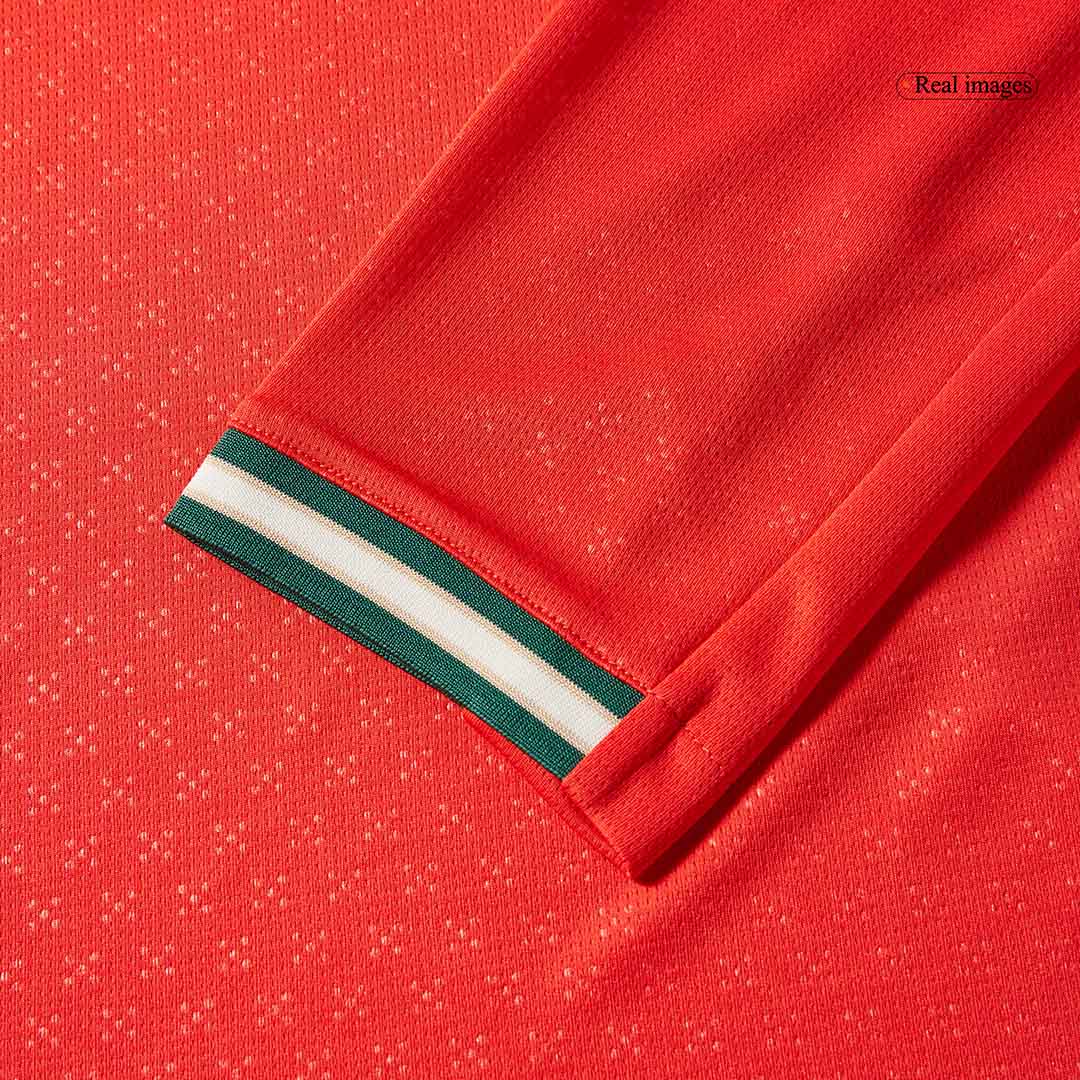 RONALDO #7 Portugal Thuisshirt Lange Mouwen 2025