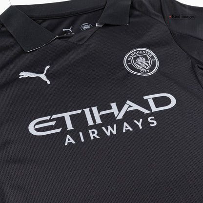 Manchester City Extérieur Maillot Kit 2025/26 Junior Noir