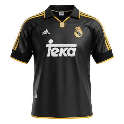Retro Real Madrid Extérieur Maillot 1999/01 Noir