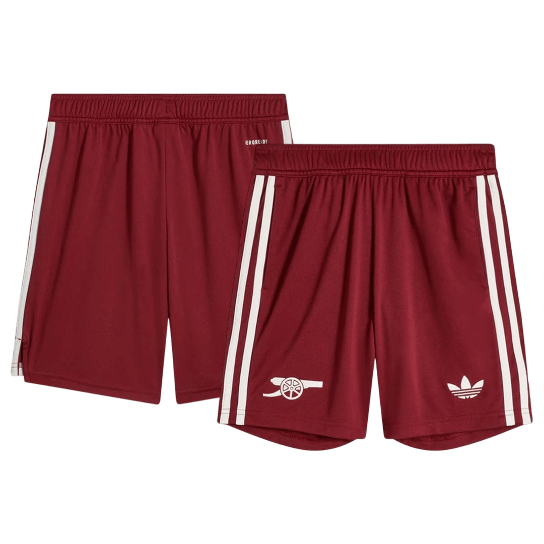 Arsenal Third Short 2025/26 Rouge