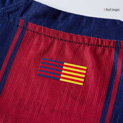 F.DE JONG #21 Barcelone Domicile Maillot 2025/26 Authentique - UCL
