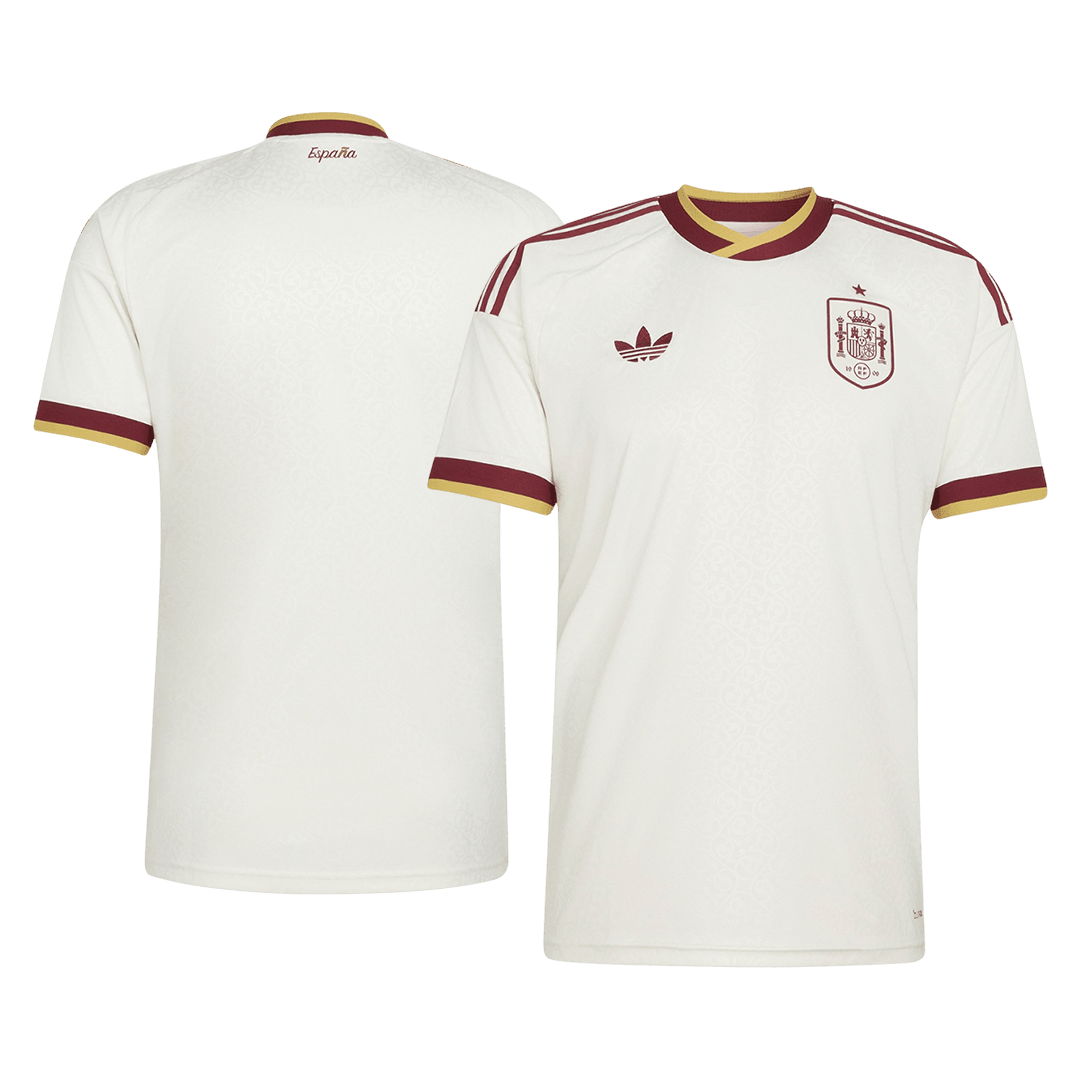 Spanje Uitshirt - Wereldkampioenschap 2026 Wit Grote Maat