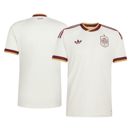 Spanje Uitshirt - Wereldkampioenschap 2026 Wit Grote Maat