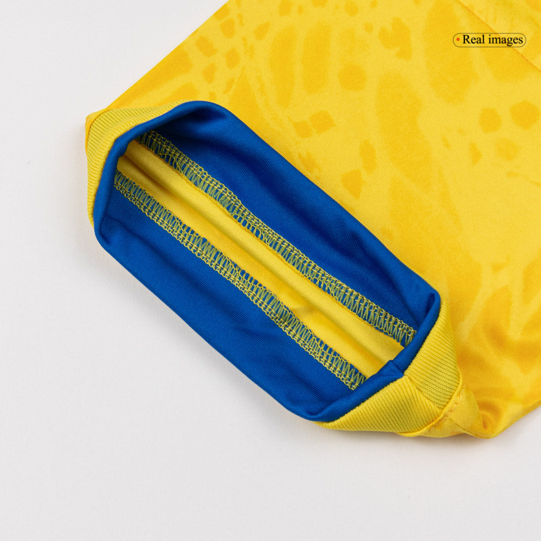 LUIS DíAZ #7 Colombie Domicile Maillot Coupe du Monde 2026 Jaune