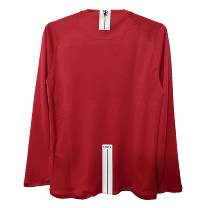 Retro Manchester United Thuisshirt Lange Mouwen 2007/08
